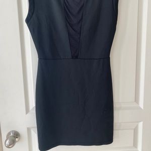 Black mini dress